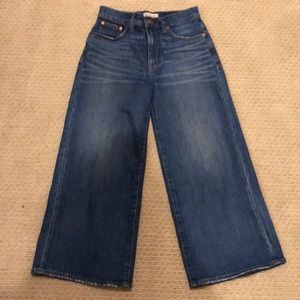 Madewell 26 wide leg crop